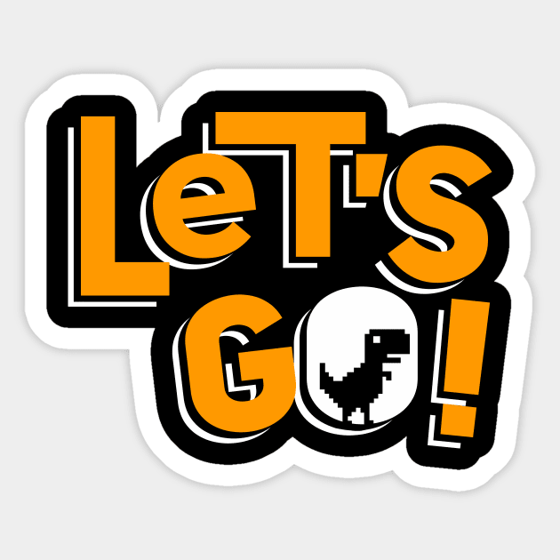 Let's Go ! Sticker by contr4